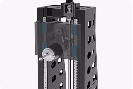 High-Rigidity Linear Control Horizontal Machining Center Horizontal Milling Center for Hard Metals