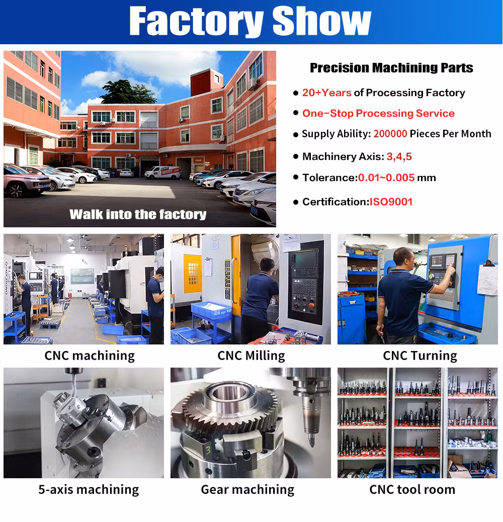 Custom High Precision 5 Axis CNC Machining Stainless Steel CNC Turning Milling and Boring Machining Part