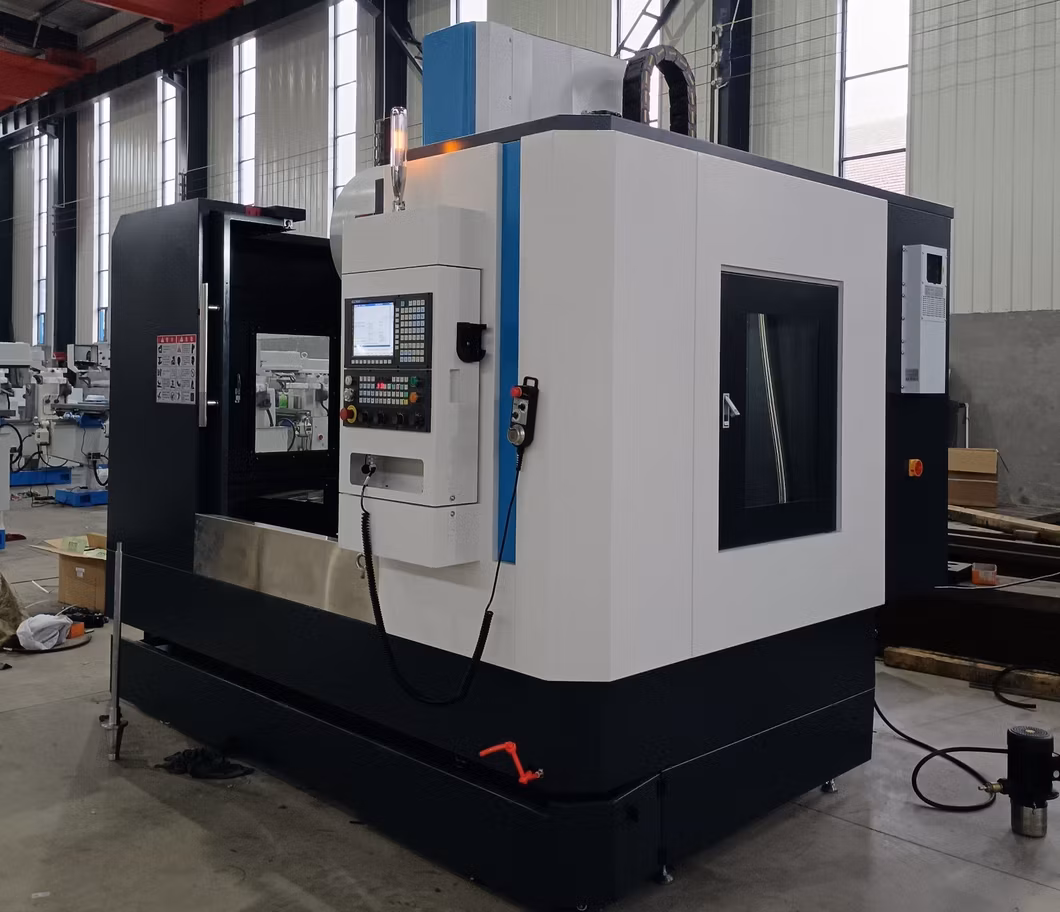 Three Roller Rails Big Parts Processing Vertical Spindle GSK Knd Fanuc System CNC Milling Center for Sale