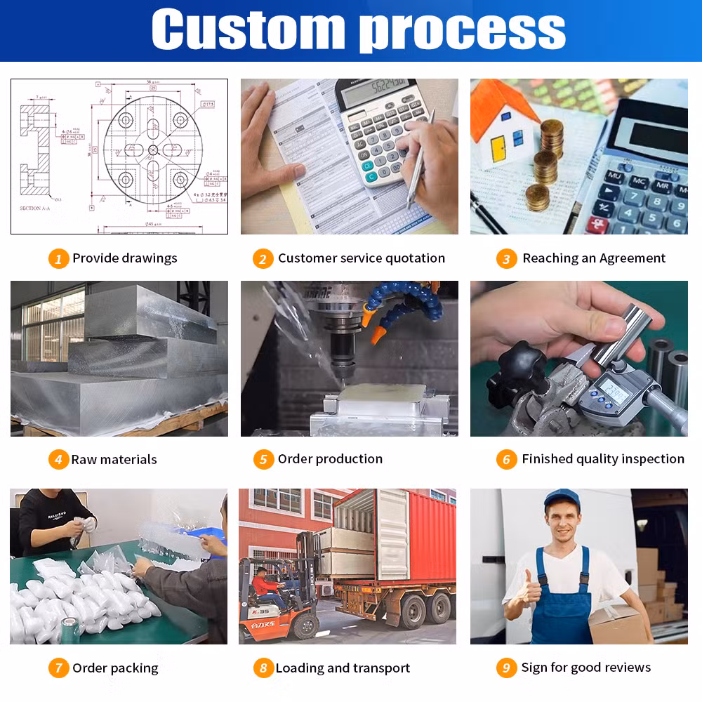 Custom High Precision 5 Axis CNC Machining Stainless Steel CNC Turning Milling and Boring Machining Part
