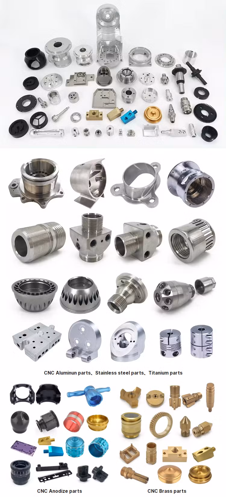 Custom Made Machining High Quality Metal Precision Aluminum 5 Axis CNC Milling Service