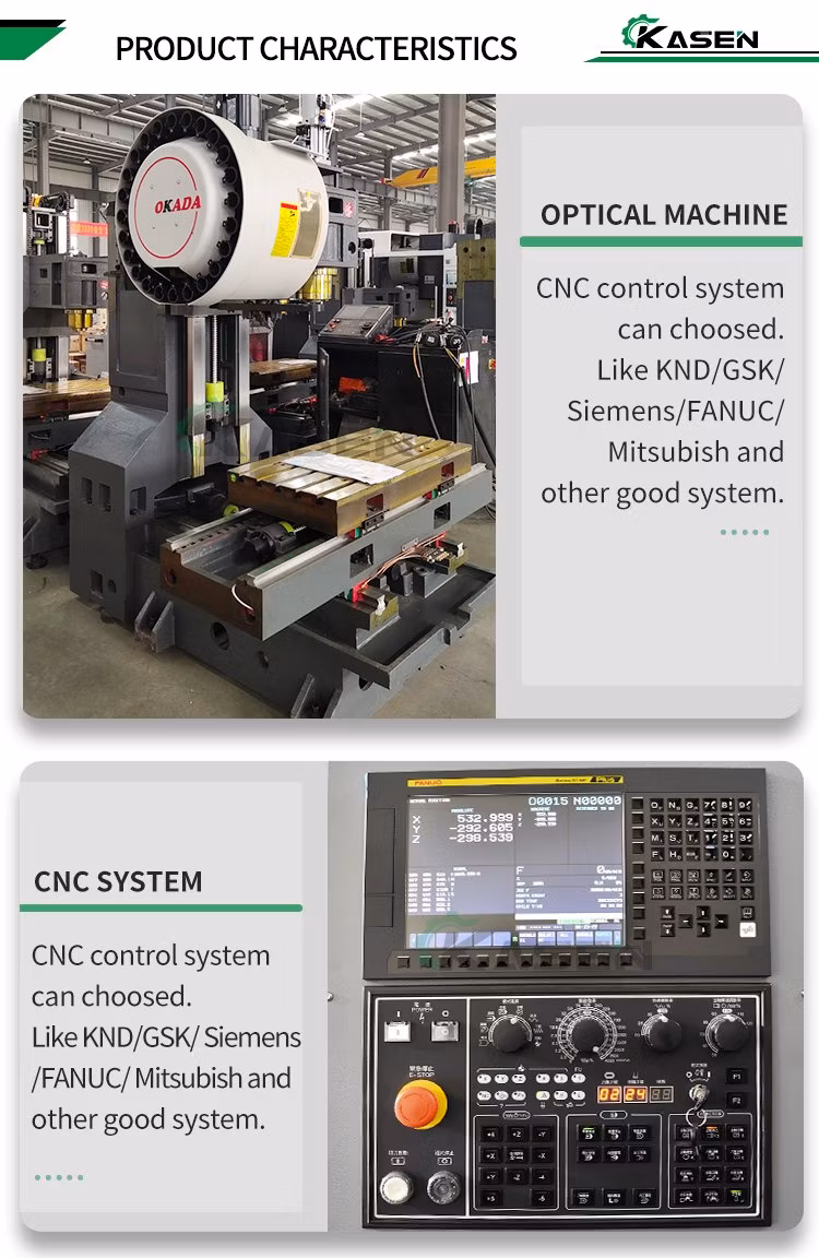 China 3axis 4axis Aluminum CNC Milling Machine Heavy Duty Metal Vmc Machine Machining Center