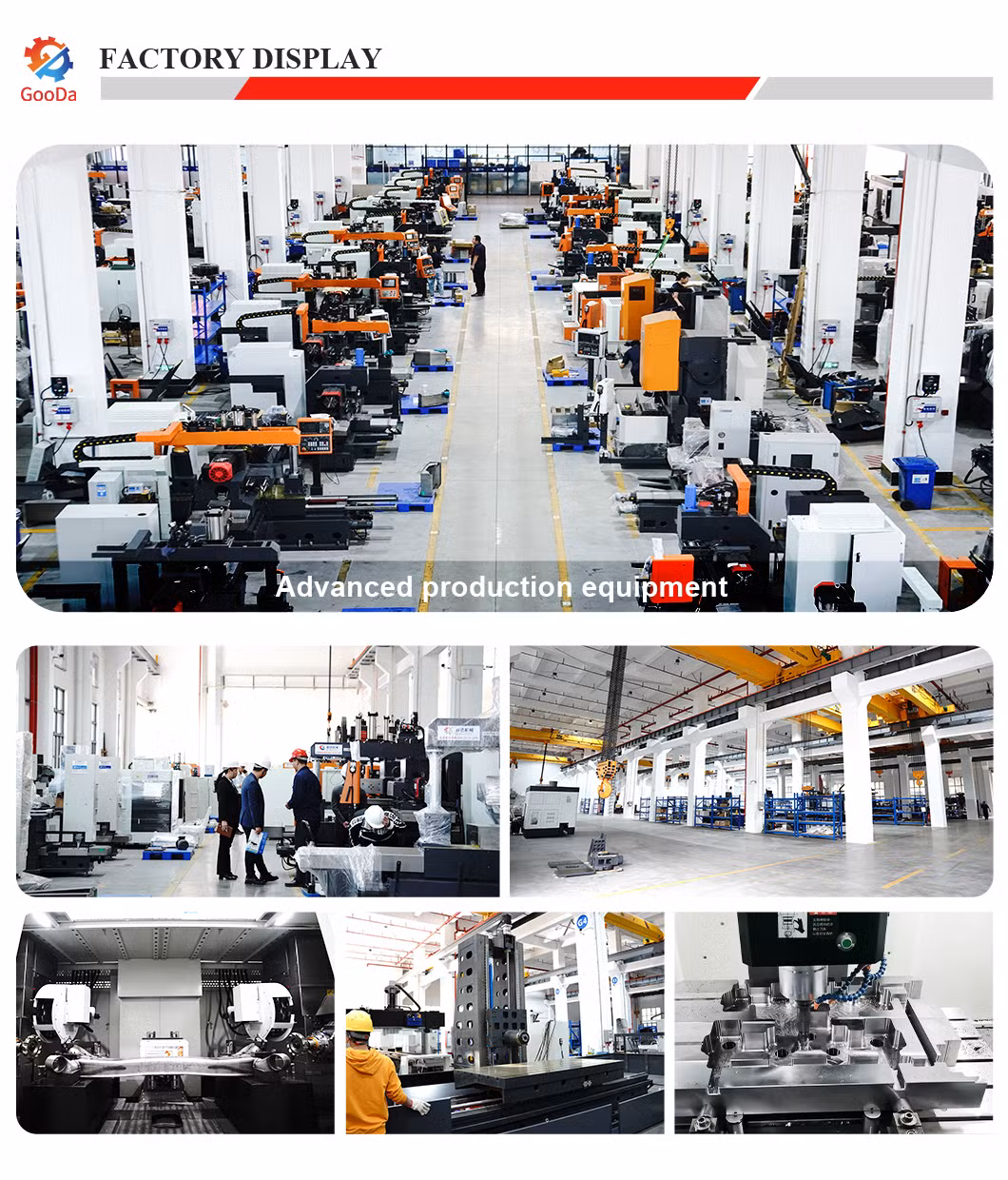 High-Rigidity Linear Control Horizontal Machining Center Horizontal Milling Center for Hard Metals