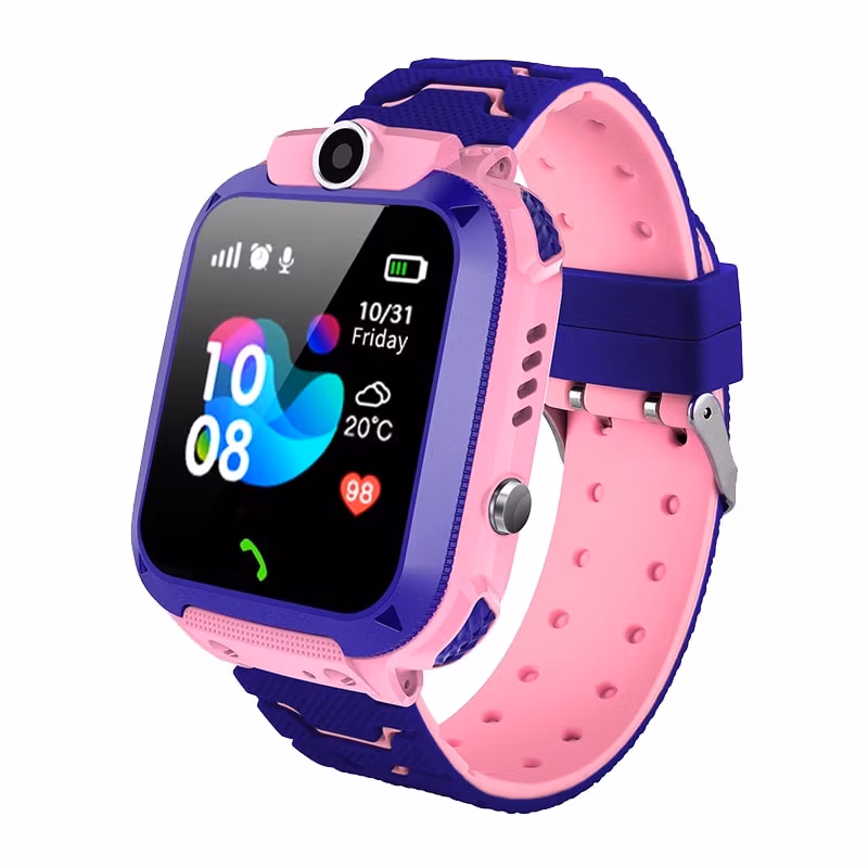 2024 New Kids Smartwatch GPS Tracker Pink/Blue Colors, Lbs+WiFi Location, Camera, Album, Theme Switching, Gravity Transmission, Recording,