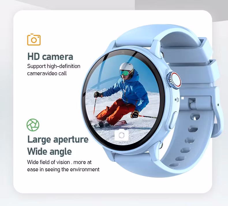 Waterproof Qy15 Kids&prime; Smartwatch 2024 - 1.32&quot; Color Touch Screen, 240280 Pixels, Asr3603s, GSM, 4G, Face Recognition, Safety Monitors