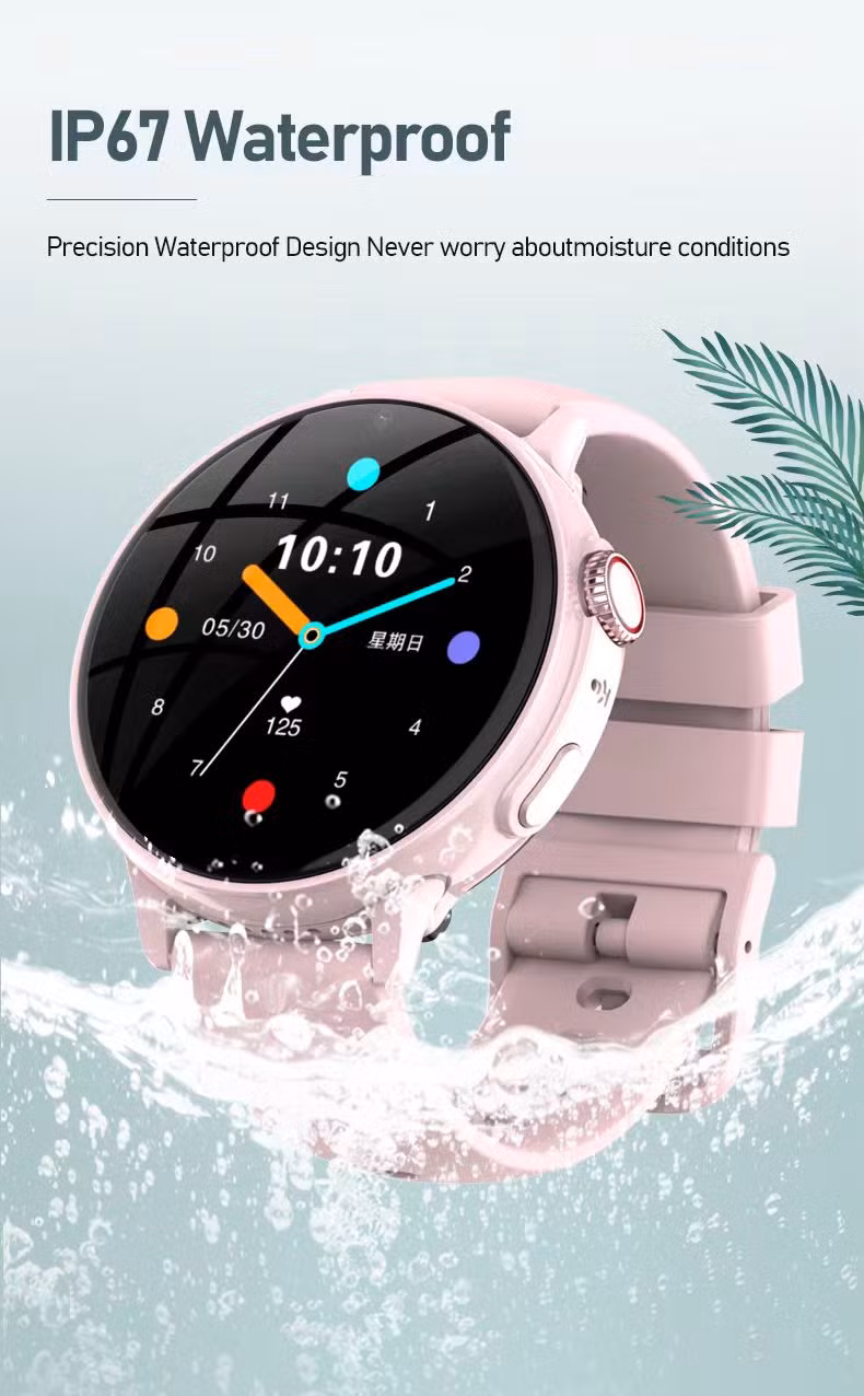Waterproof Qy15 Kids&prime; Smartwatch 2024 - 1.32&quot; Color Touch Screen, 240280 Pixels, Asr3603s, GSM, 4G, Face Recognition, Safety Monitors