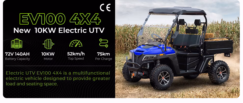 Black Red Gasoline Vehicles 4+2 Lifted 4X4 Off-road Golf Car