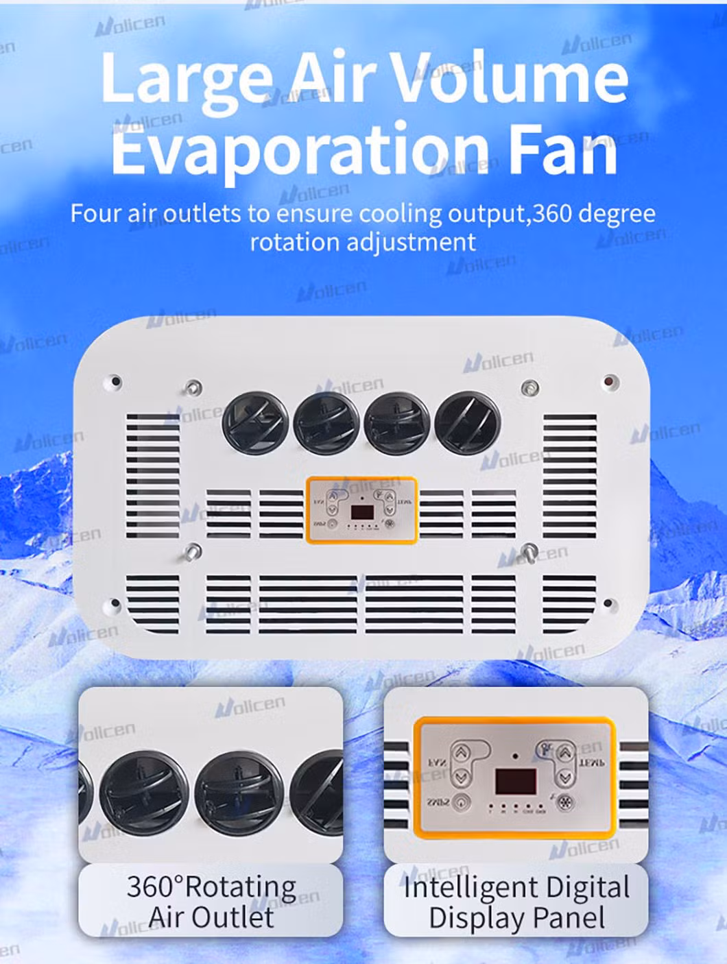 Cheap Factory Price Car Air Conditioning System Small RV Window Air Conditioner Personalized Aire Acondicionado Electrico PARA Autos