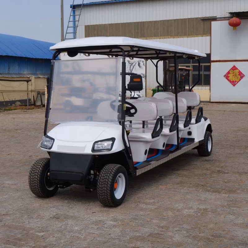 Sturdy and Durable Made in China Shipment Via Container Readily Maintained Long Battery Life 8 Seater Custom Golf Cart