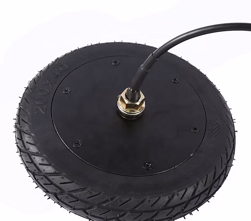 8 Inch Electric Bicycle Scooter Wheel Fat Tire 200*90 8&prime;&prime;wheel Brushless Toothless Hub Motor E Bike Engine Wheel