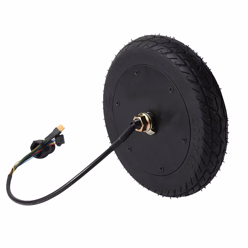 8 Inch Electric Bicycle Scooter Wheel Fat Tire 200*90 8&prime;&prime;wheel Brushless Toothless Hub Motor E Bike Engine Wheel