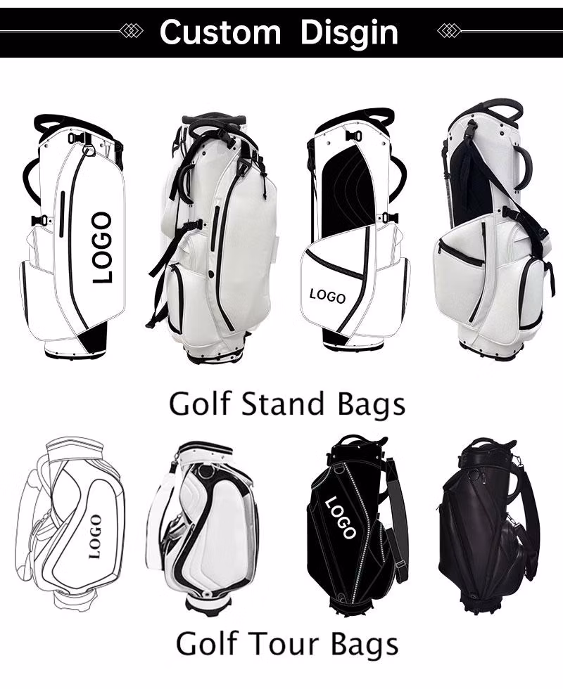 Grass Green Polyester Bulk Cart Golf Bags for Men Golf Stand Bags