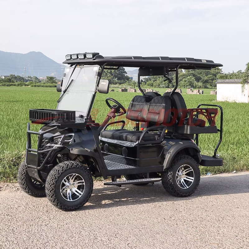 Affordable 4 Seater Street Legal 60V 72V Electric Golf Cart for Easy Transport