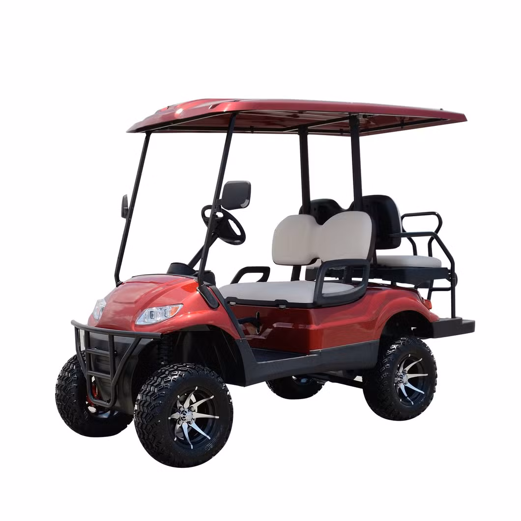 25km/H Forward Speed 5.5m Braking Distance 4 Passengers Vehicle Golf Cart (LT-A617.2+2G)