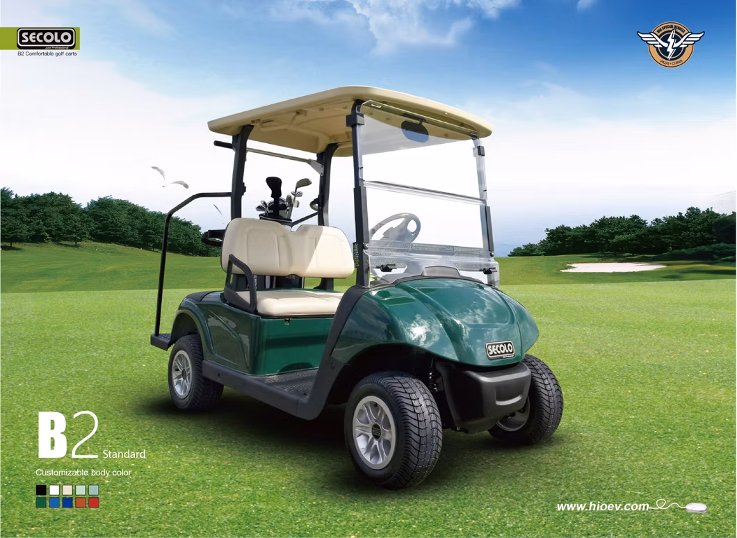 2024 Affordable LCD Screen Lift or Non-Lifted Options High-Quality Golf Carts with LED Lights