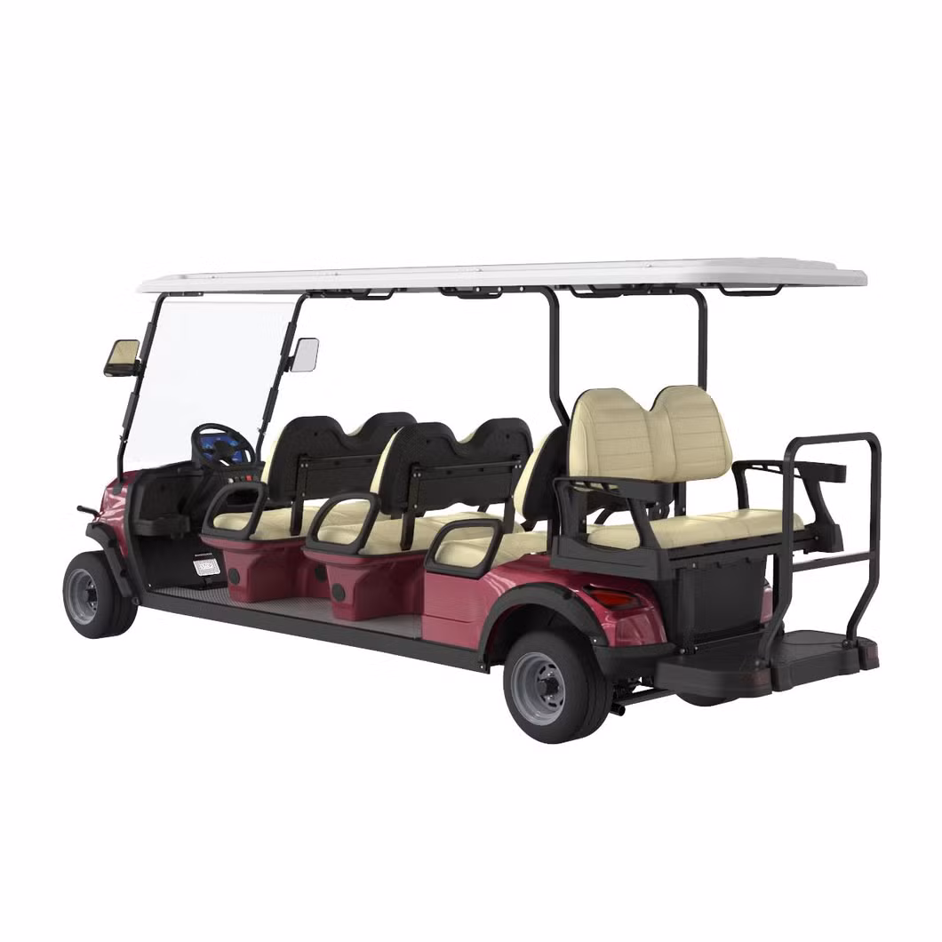 New Affordable off-Road 6+2-Seater Luxury Sightseeing Car Electric Golf Cart