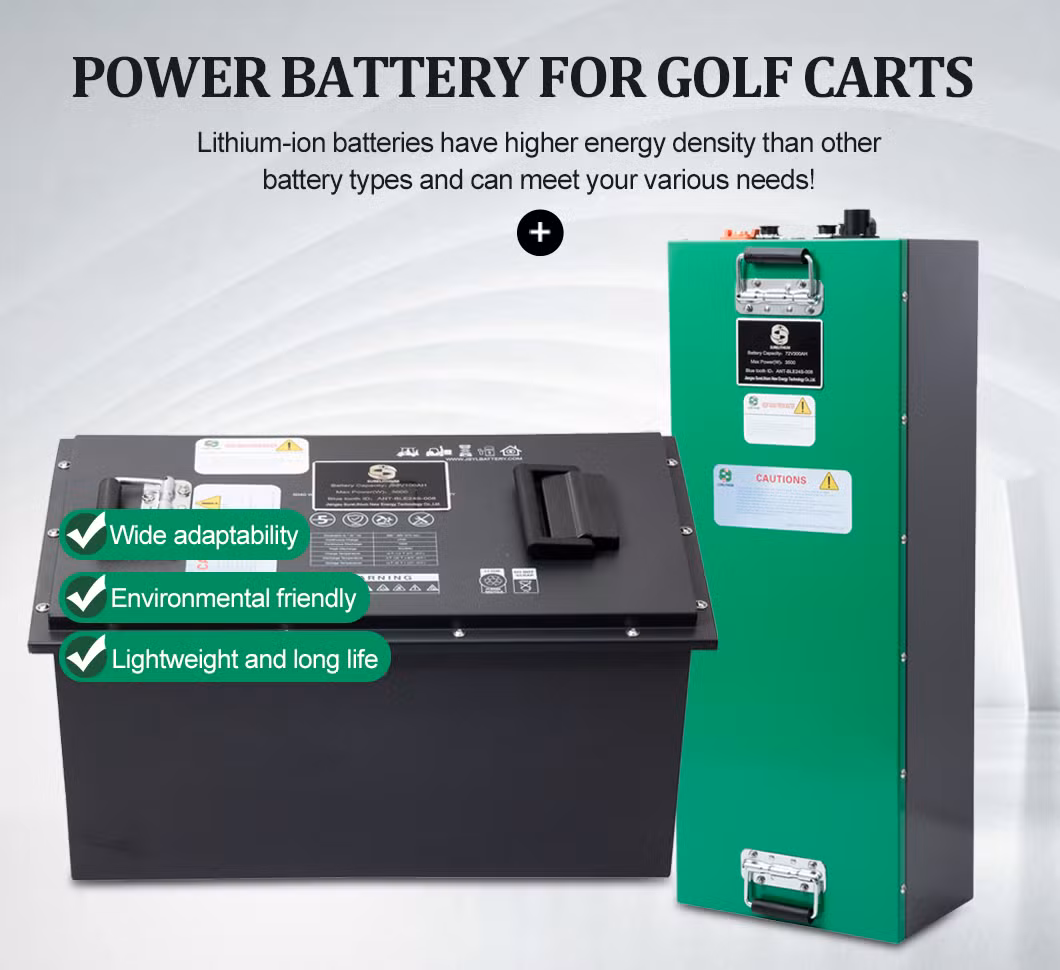 Best Price Rechargeable Storage 72V150ah Lithium Ion Power/UPS Battery for Golf Carts
