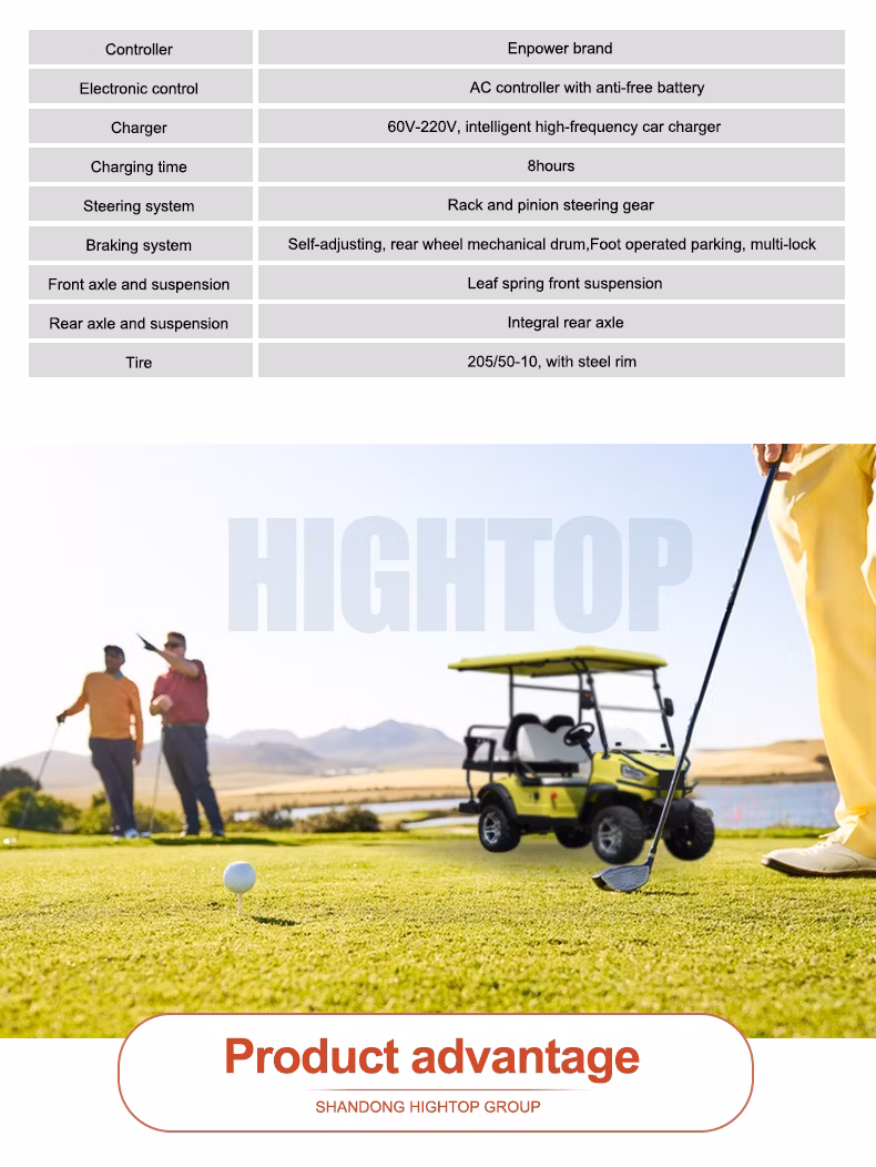 New Model, Popular Worldwide, Affordable Price, Reliable Quality, 6-Seater (4+2) off-Road Golf Cart