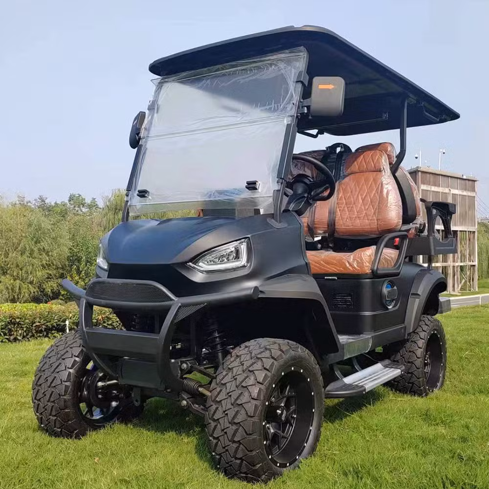 Brand New Design Factory Four Person Golf Cart 4X4 4 Seater 24km/H 48V 5km Electric Golf Cart