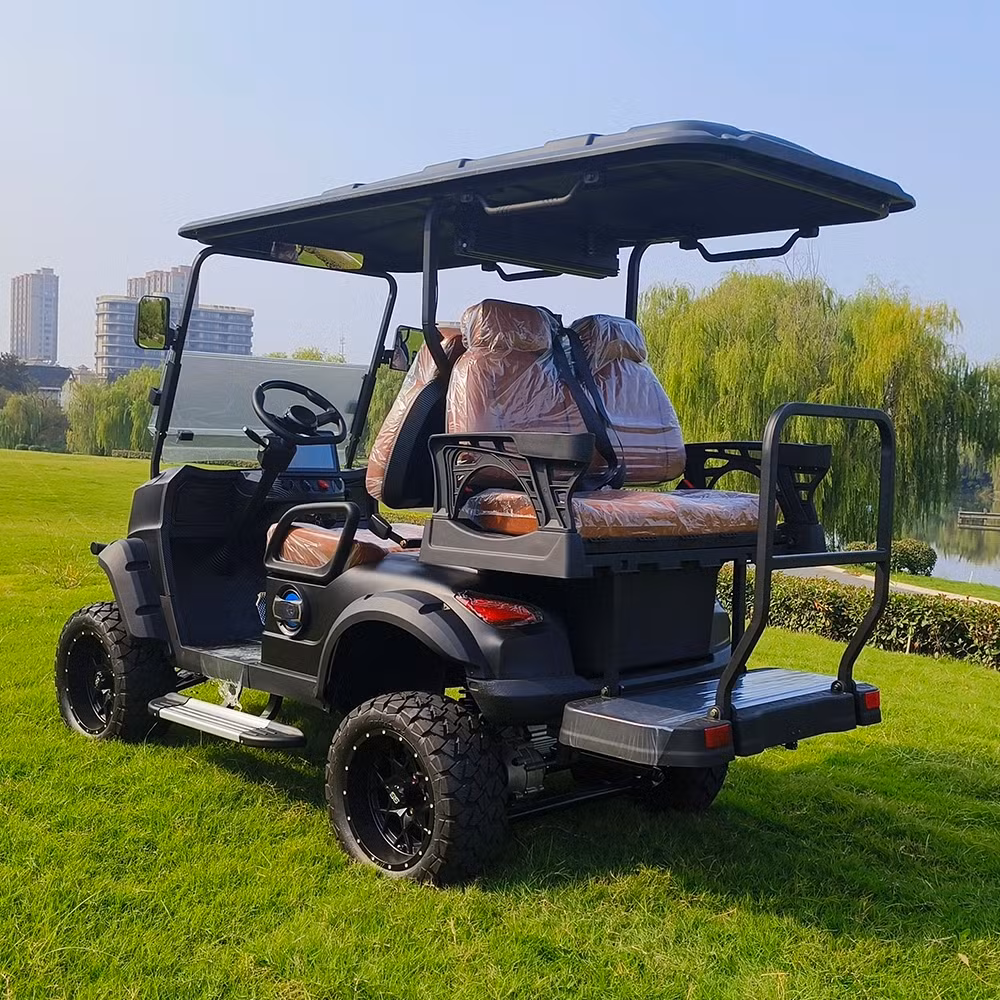 Brand New Design Factory Four Person Golf Cart 4X4 4 Seater 24km/H 48V 5km Electric Golf Cart