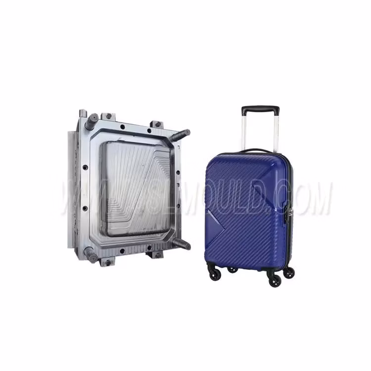 New Design Injection Hard PP Luggage Plastic Suitcase Mould