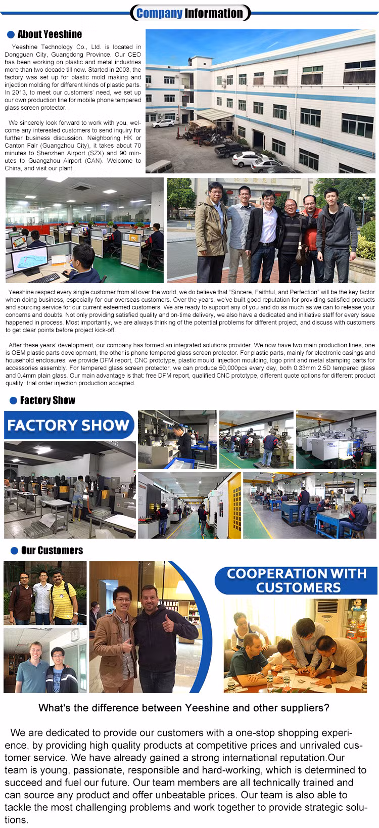 Rapid Tooling Home Appliances Industrial Machinery Custom PC Plastic Parts Injection Molding