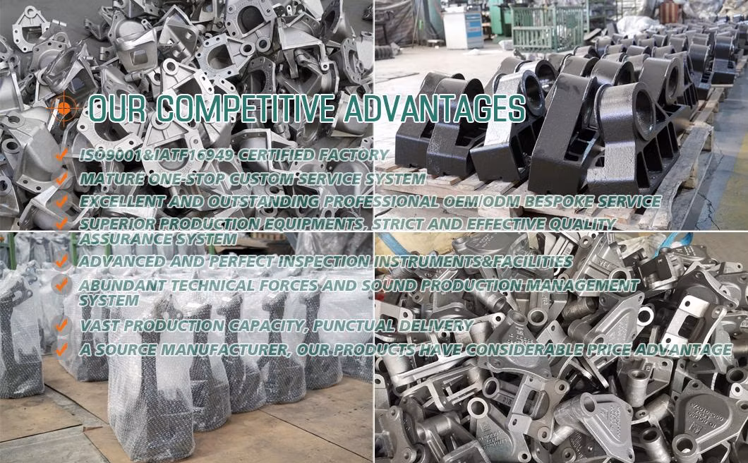 Customized Large Size Iron Sand Casting Parts OEM Ductile/Grey Iron Parts with Precision CNC Machining for Construction/Mining/Shipbuilding Machinery/Equipment