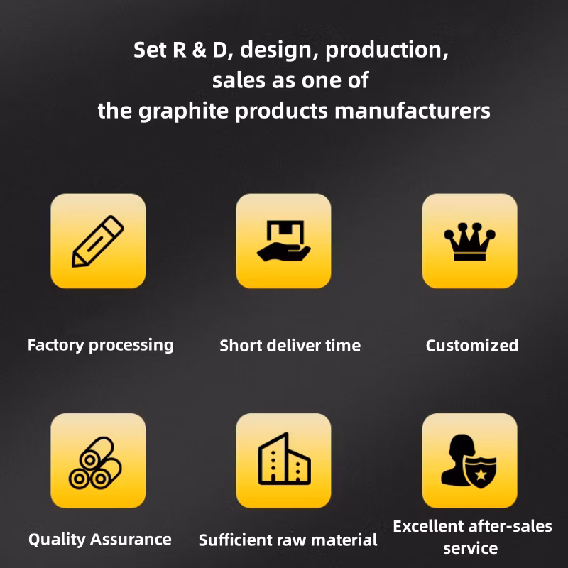 Graphite Heater Graphite Heating Zone in a Furnace Rapid Graphite Heating Element for Semiconductor Manufacturing Graphite Products