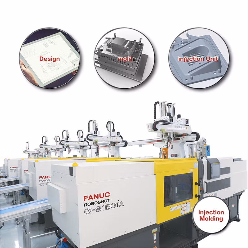 High Quality Fast Delivery Cheap Price Injection Mould Manufacturer Customized Overmolding Plasitc Injection Molding