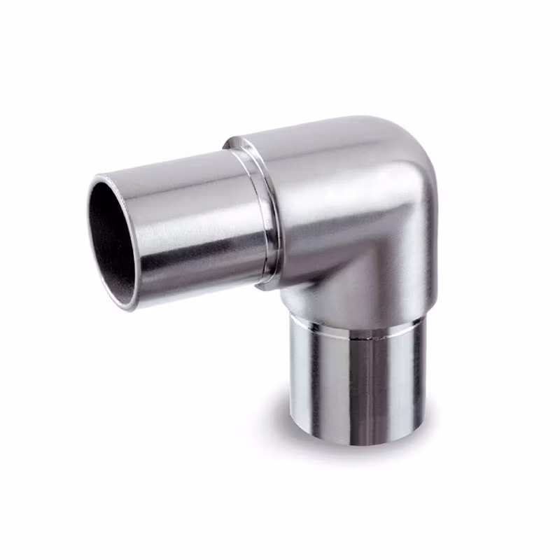 Made in China Price OEM Custom Precision Stainless Steel Handrail Welding Pipe Fittings Railing 3 Way Connector for Stair Parts