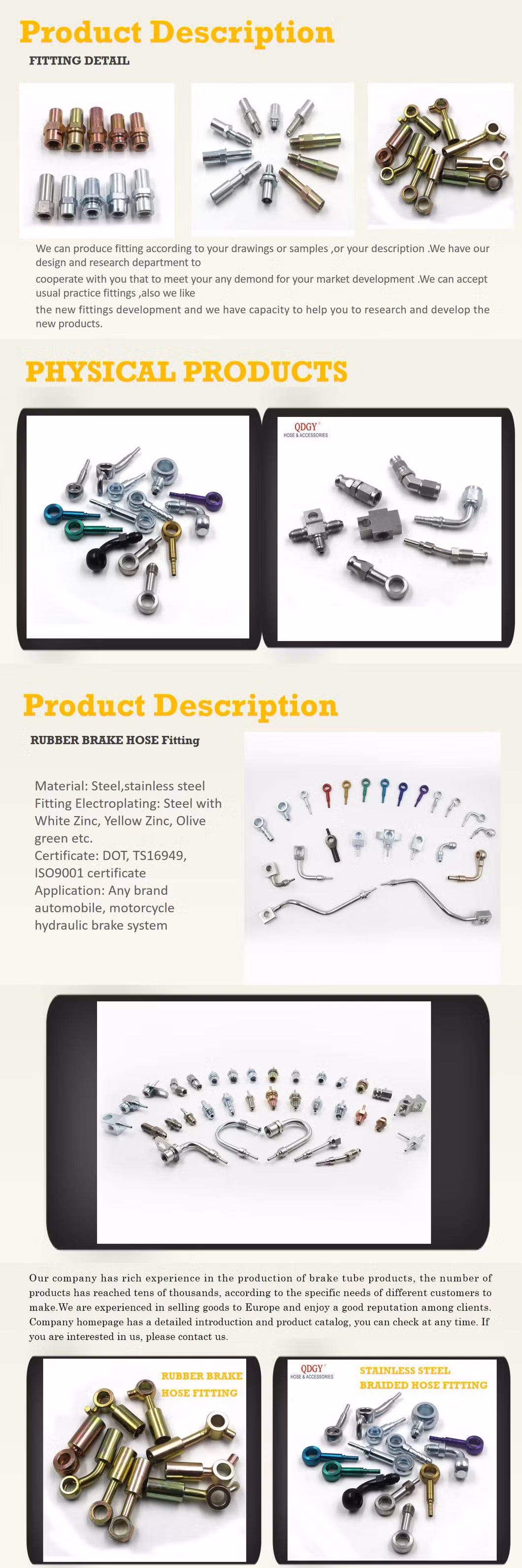 Motorcycle Electric Vehicle Brake Hose Modification M10m8 Steel Throat Brake Oil Pipe Auto Brake Parts