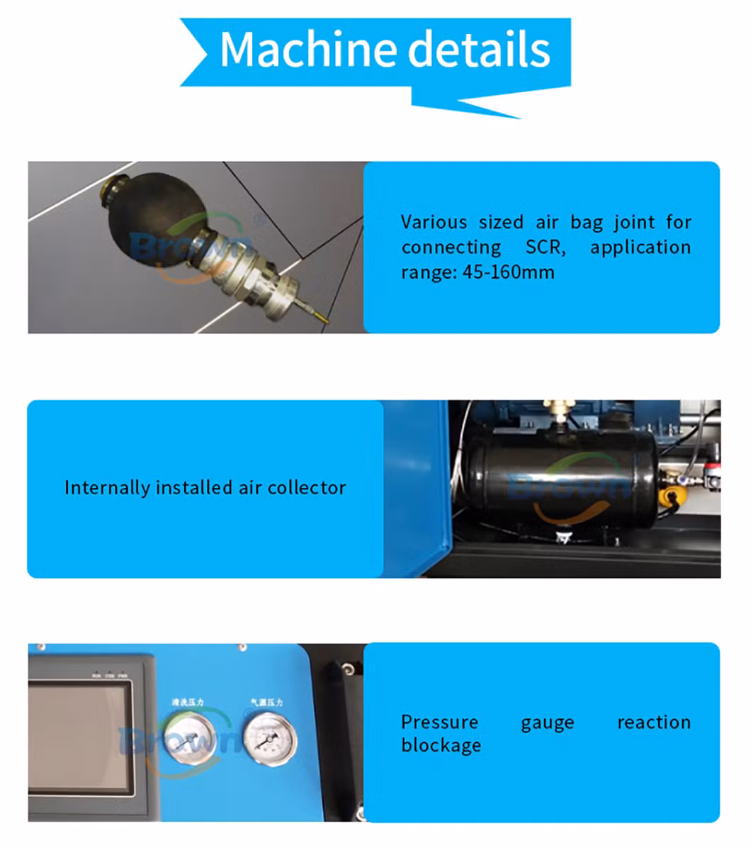 SCR Catalytic and DPF Diesel Particulate Filter Machine High Pressure Cleaner of Cleaning Machine to Energy Saving and Emission Reduction