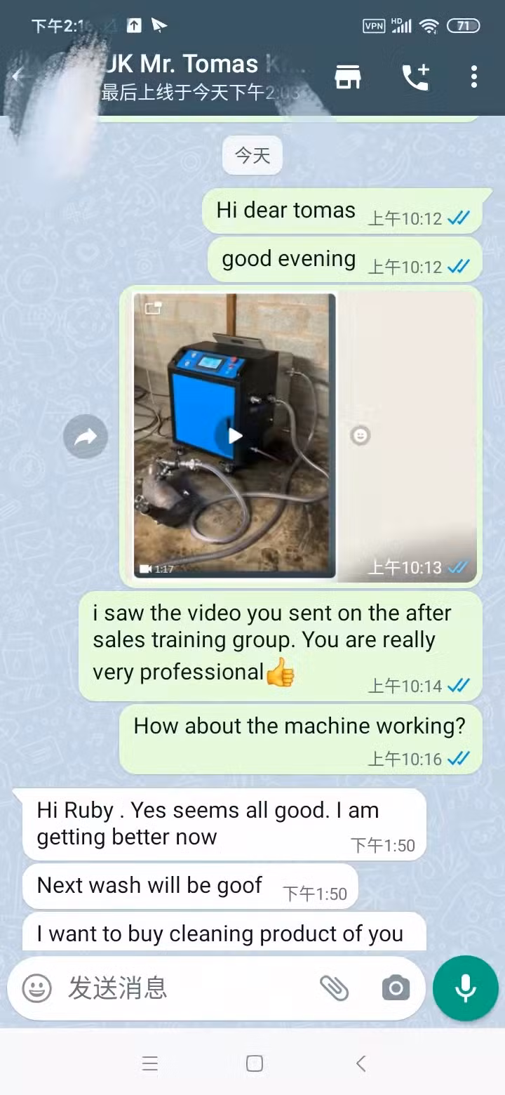 SCR Catalytic and DPF Diesel Particulate Filter Machine High Pressure Cleaner of Cleaning Machine to Energy Saving and Emission Reduction