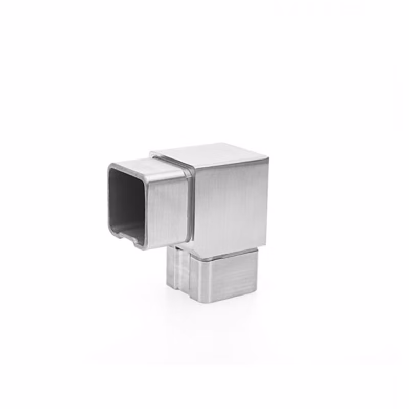 Made in China Price OEM Custom Precision Stainless Steel Handrail Welding Pipe Fittings Railing 3 Way Connector for Stair Parts