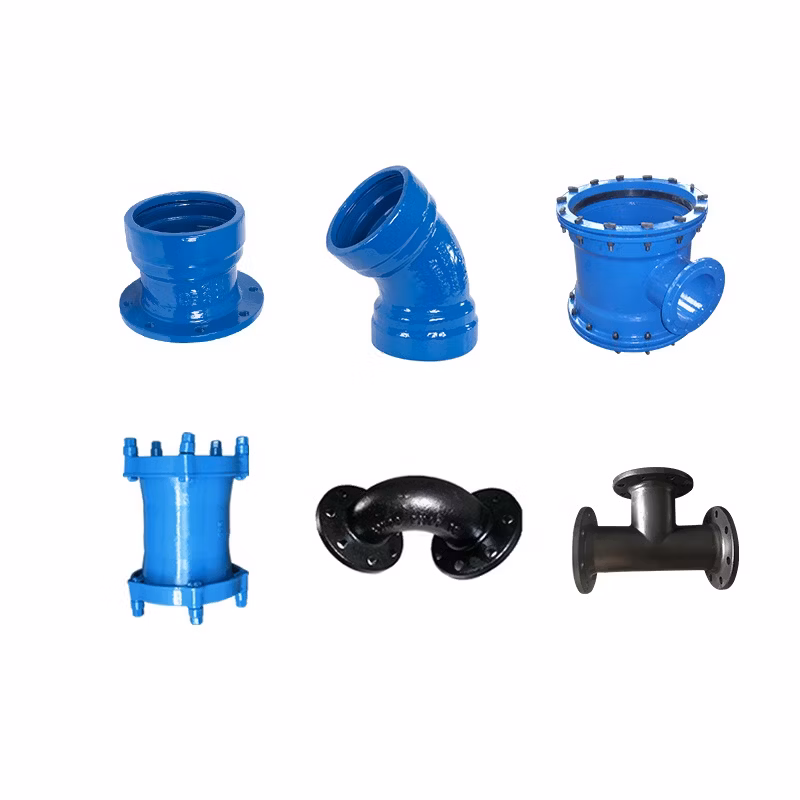 Any Size Ductile Cast Iron Pipe Fittings Flanged Water Pipe Fitting