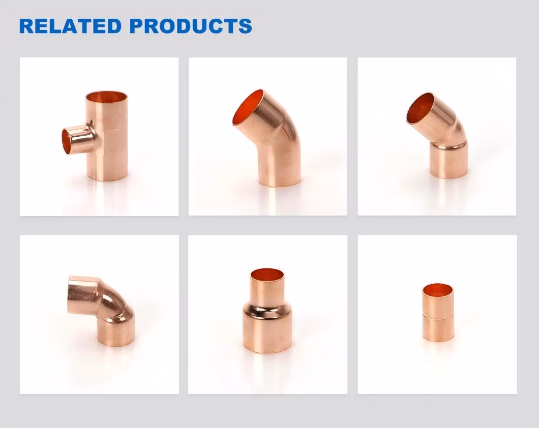 Pipe Fittings Copper Fitting 90 Degree Street Elbow Copper Press Fitting