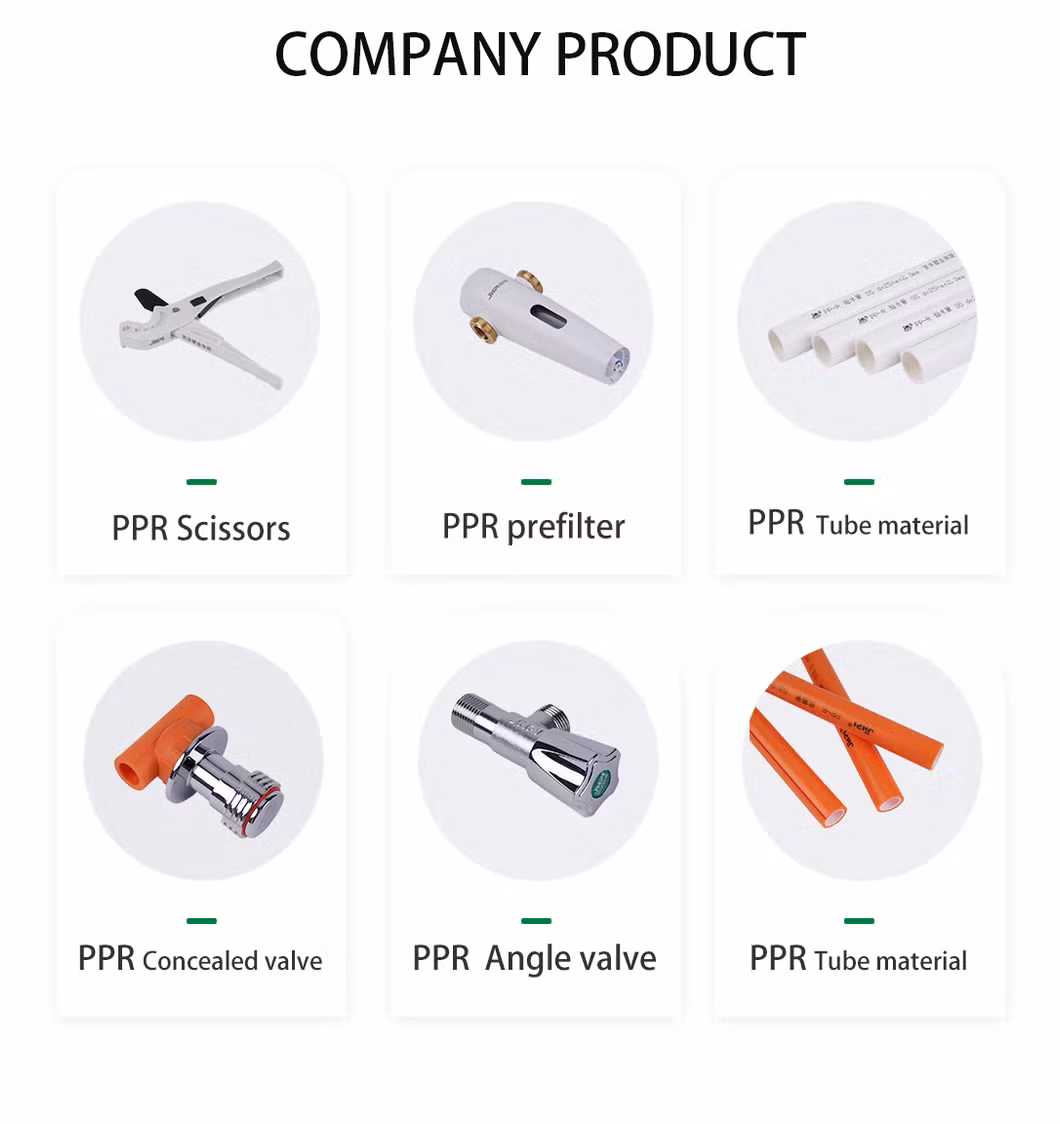 White PPR Plastic Water Pipe Male External Thread Union Pipe Fitting