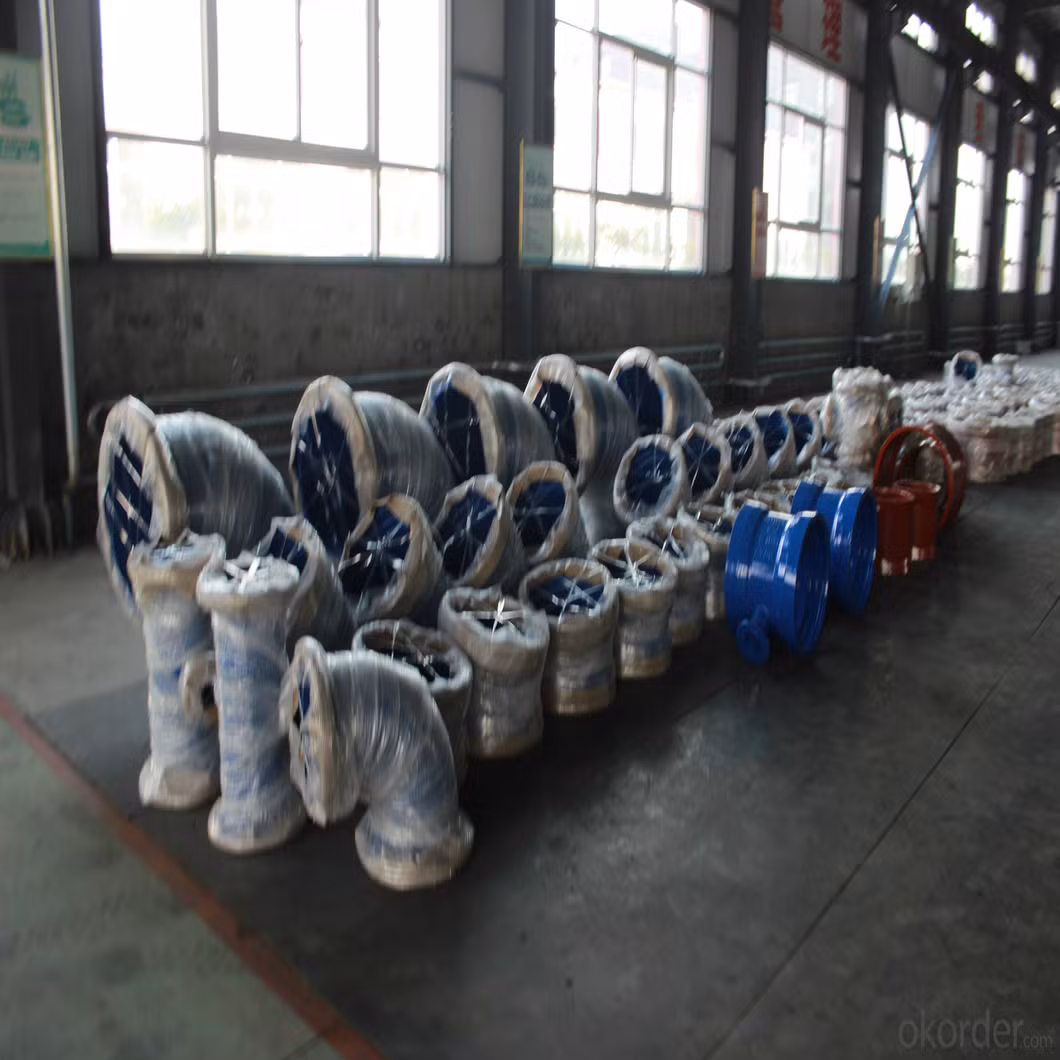 Any Size Ductile Cast Iron Pipe Fittings Flanged Water Pipe Fitting