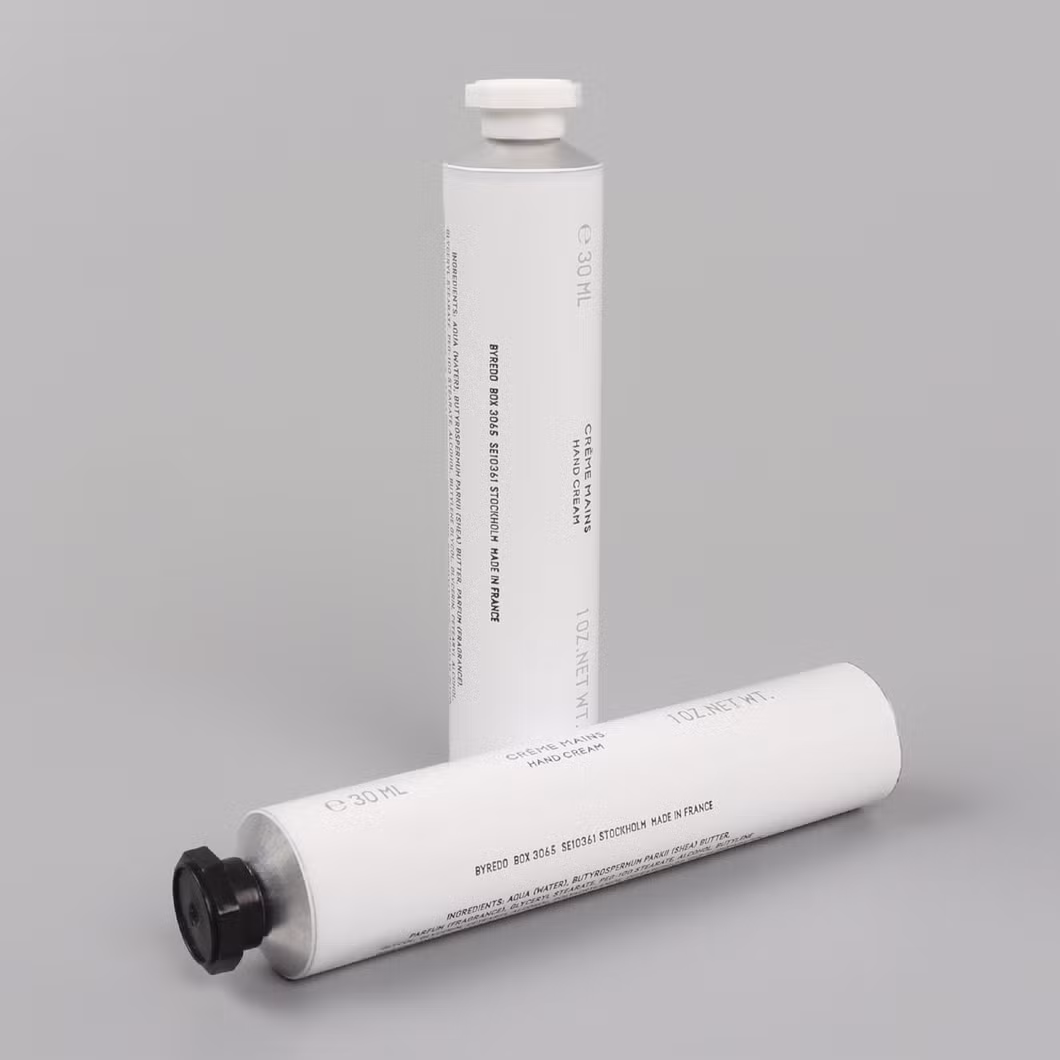 High-End Aluminum Collapsible Tube with Colorful Aluminum Octagonal Cap