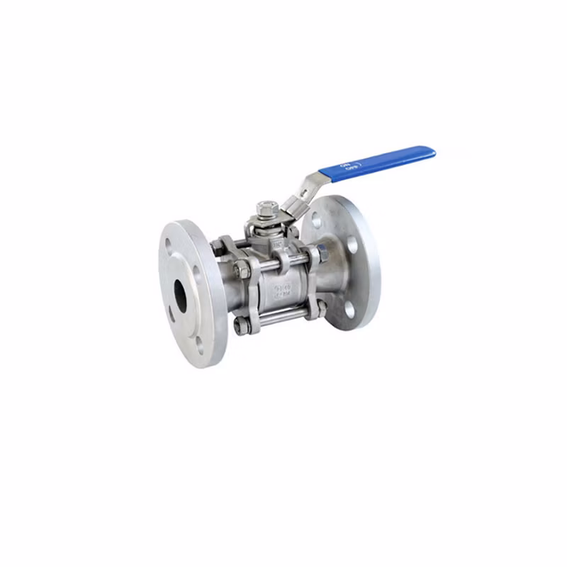 2 Piece Flange Ball Valve Disassembly Brass/Bronze Ss 304 Hydraulic Fittings
