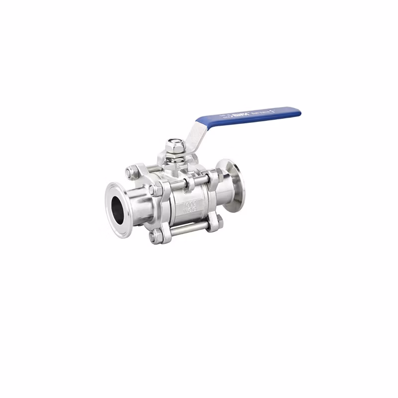2 Piece Flange Ball Valve Disassembly Brass/Bronze Ss 304 Hydraulic Fittings