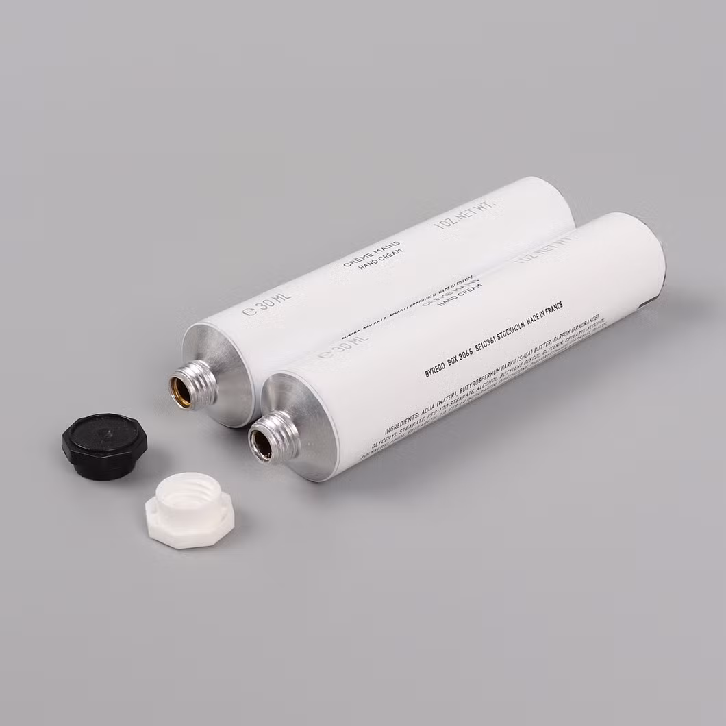 High-End Aluminum Collapsible Tube with Colorful Aluminum Octagonal Cap