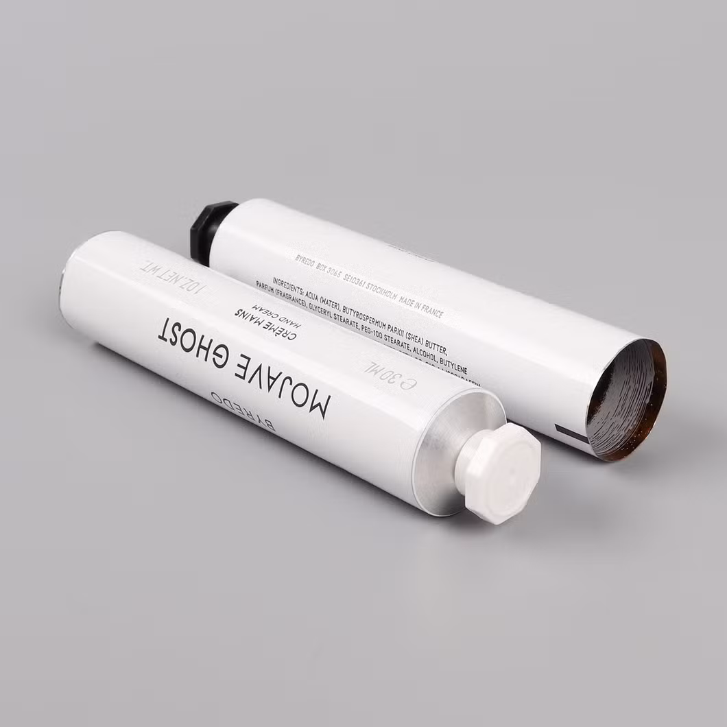 High-End Aluminum Collapsible Tube with Colorful Aluminum Octagonal Cap