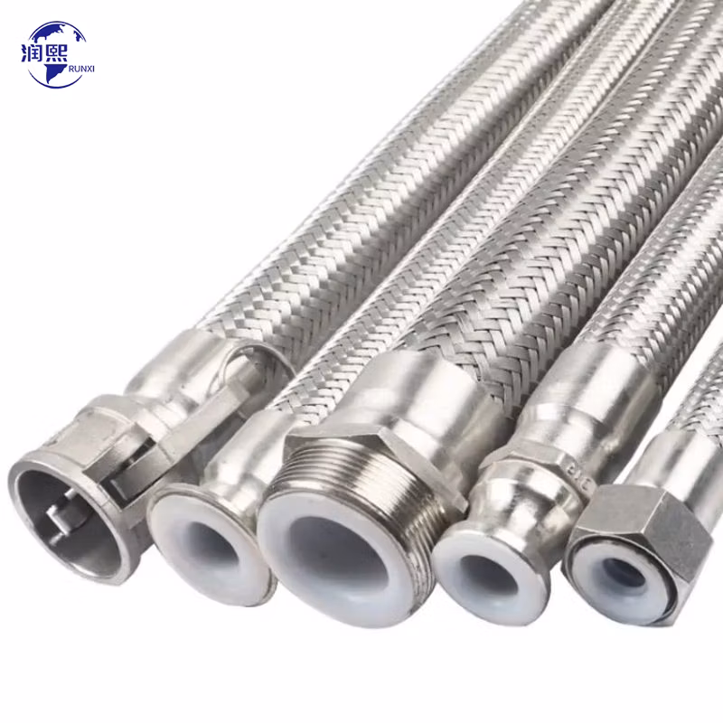 3/4 Inch R14 Stainless Steel Wire Braided Smooth Bore PTFE Brake Hose