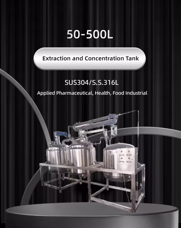 Low Temperature Soxhlet Extraction Apparatus; Extract and Concentrate Production Line