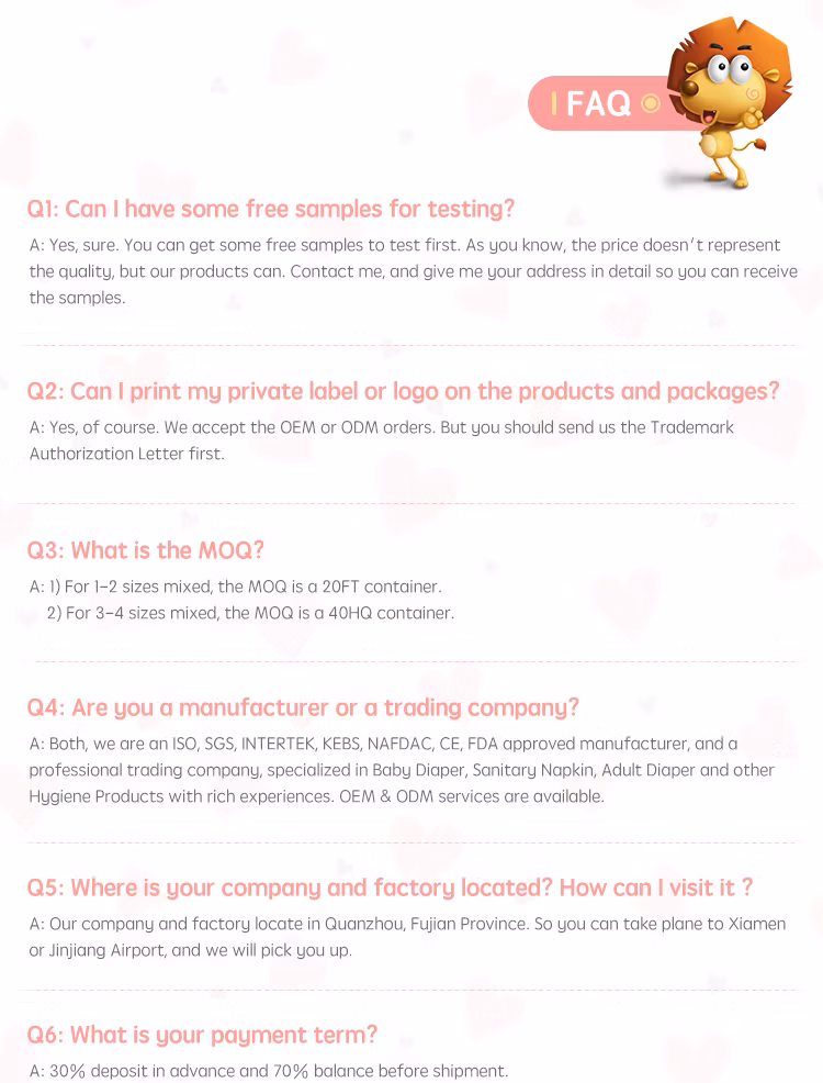 OEM Kids Dipers Diapers B Grade a Disposable Daipers Korean Swim Wholesale Baby Diapers Training Pant Pull up Nappy Manufacture Free Shipping for Baby for Sale