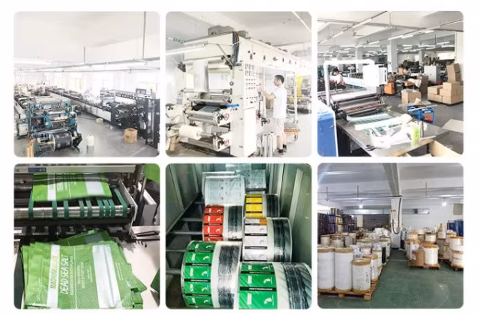 Custom Printed Washing Liquid Shampoo Easy Tear Aluminum Foil Roll Film Food Grade Plastic Paper Pet Laminated Tea Bag Sugar Sachet Paper Roll Film