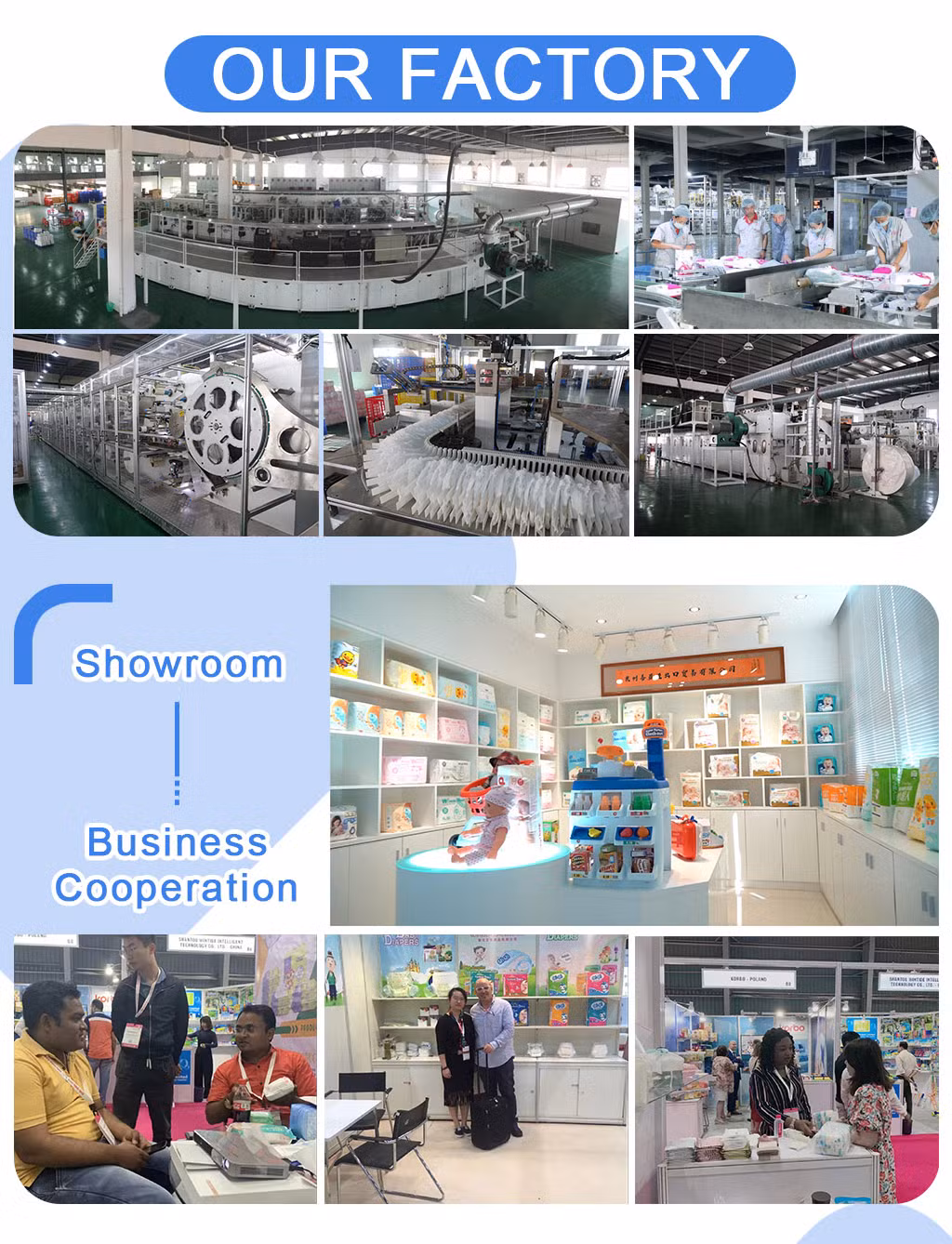 Free Sample Baby Diaper Pant Products for All Size Premium Quality Soft Disposable Items Baby Diapers Care Goods Made in China