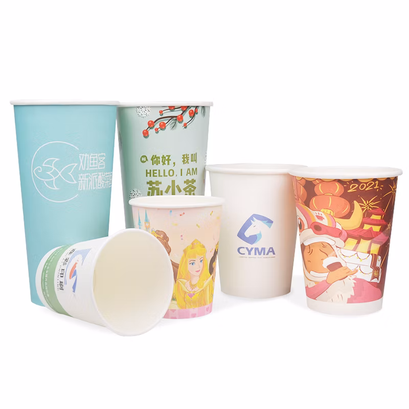 Double Open Paper Bag Wide Opening Square PE Film Oil Proof Donuts Hot Dog Hamburger Sandwich Packaging Paper Bags