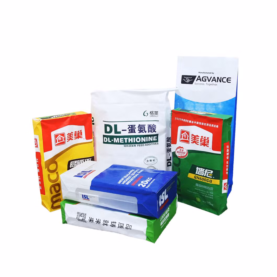 Manufacturer Price Recyclable 25kg Self Sealing Sea Salt Sugar Food Additives Packaging Bag